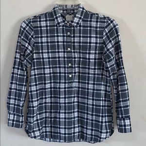 JCrew factory boy fit plaid shirt